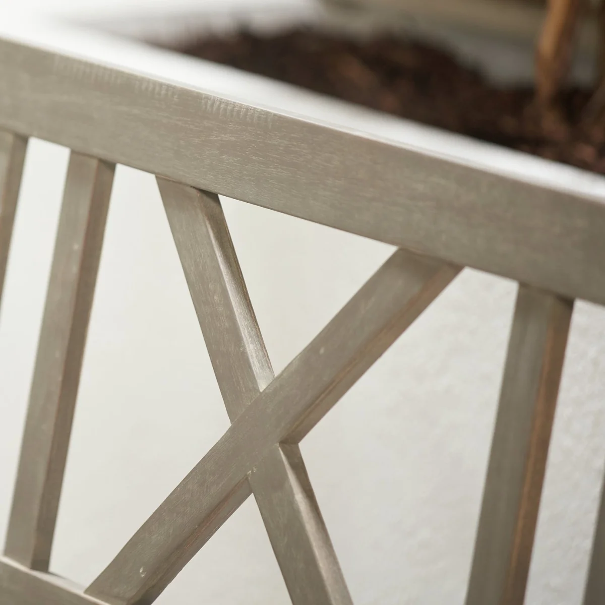 Pacific Cambridge 3 Seater Wooden Garden Bench - Grey – image 4