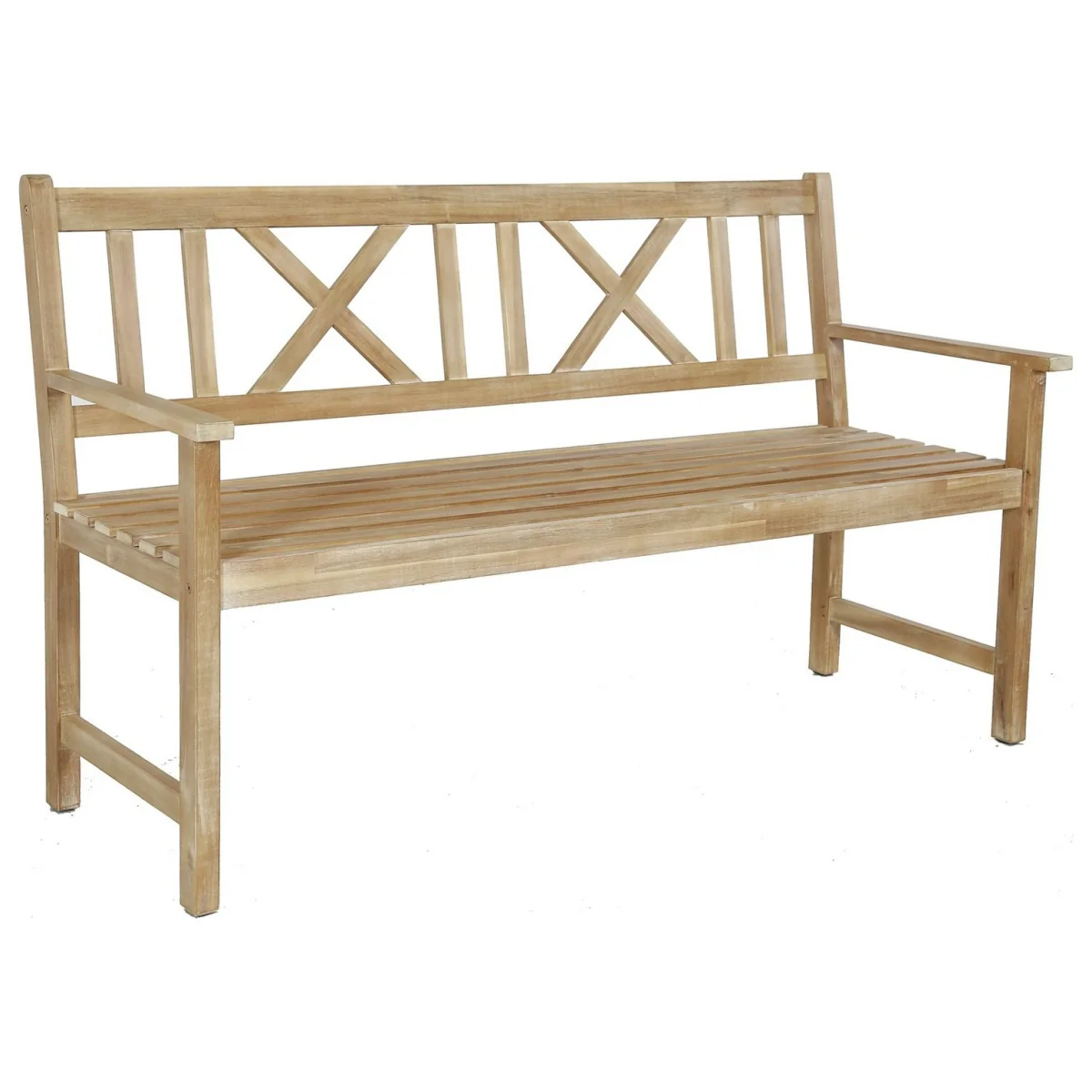 Pacific Cambridge 3 Seater Wooden Garden Bench - Natural – image 2
