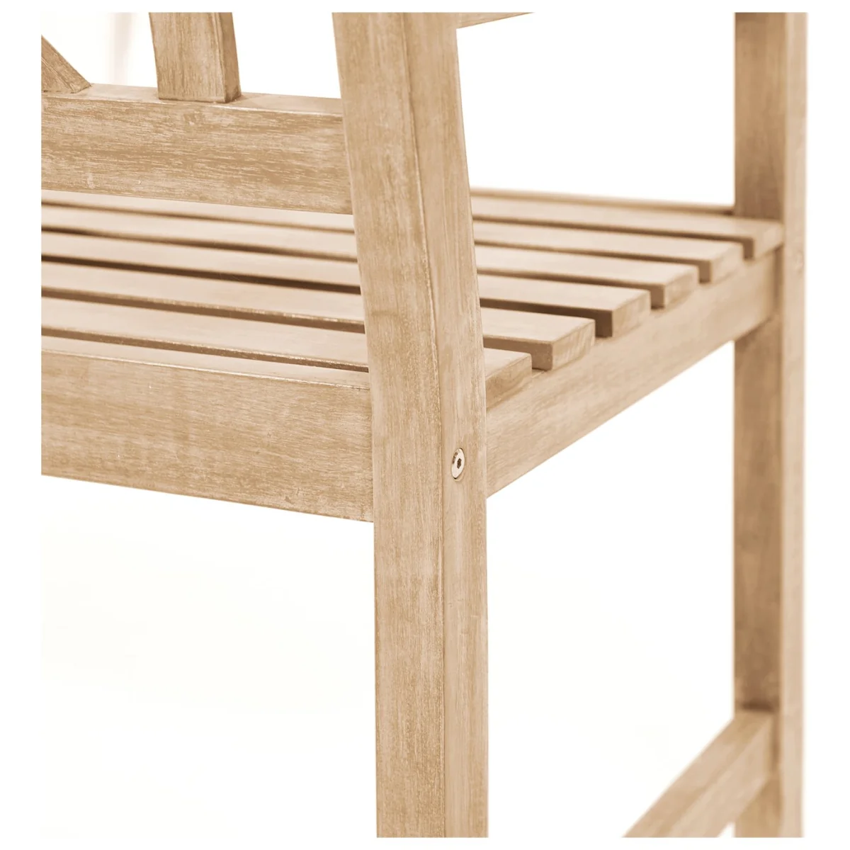 Pacific Cambridge 3 Seater Wooden Garden Bench - Natural – image 5