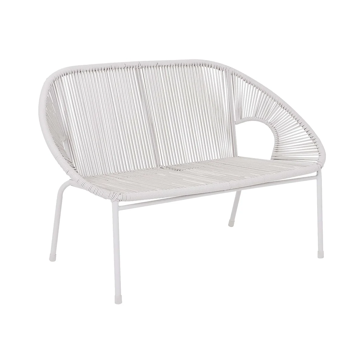 Acapulco 2 Seater Garden Bench - Grey