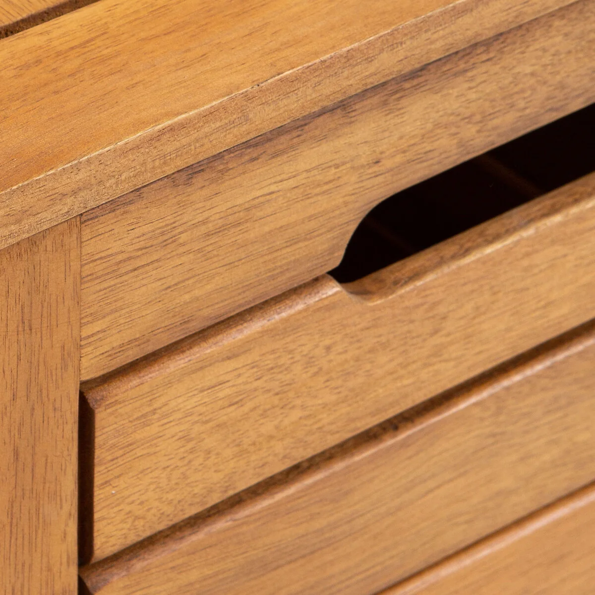 Garden Acacia Bench and Storage Chests – image 6