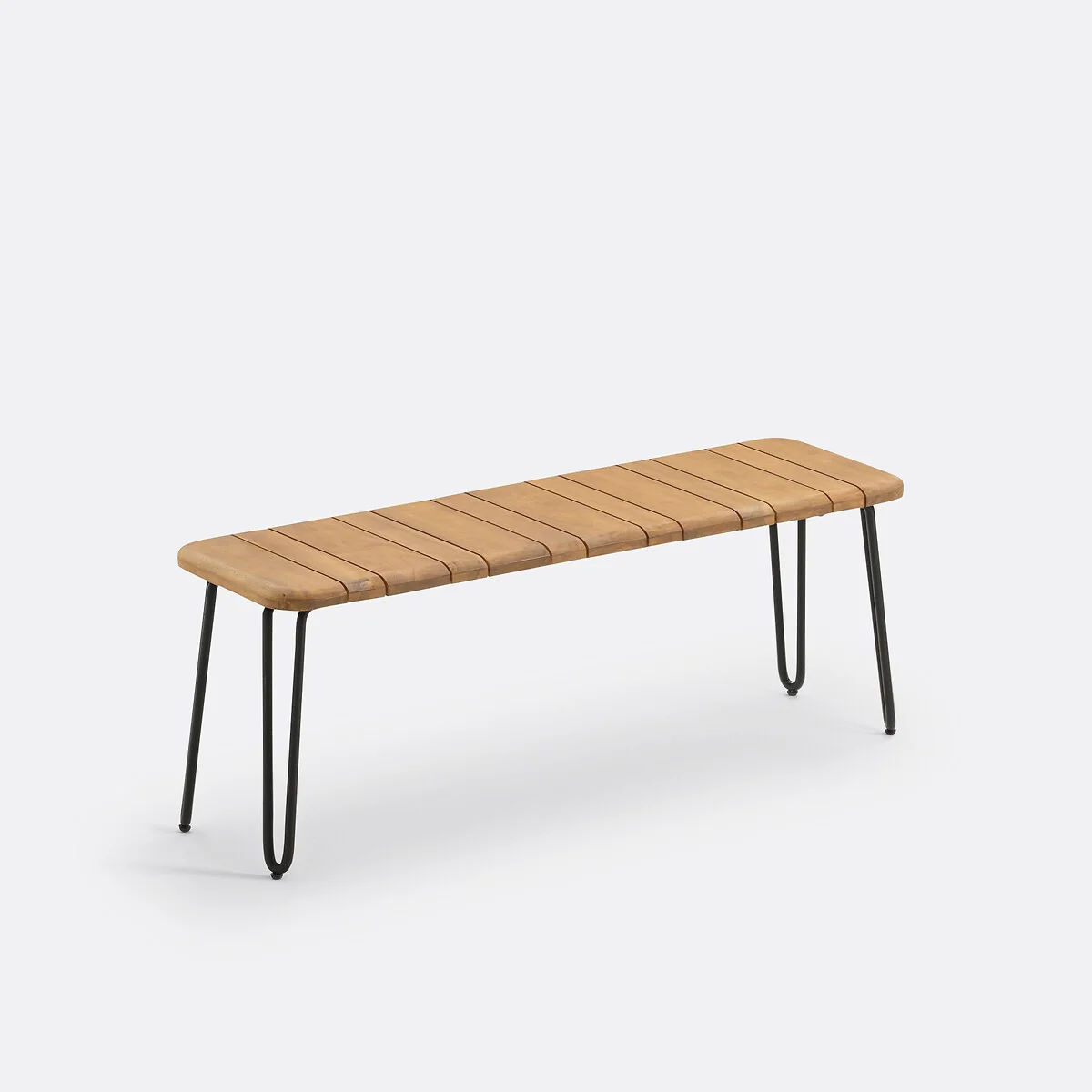 Spritz Acacia Folding Garden Bench – image 2