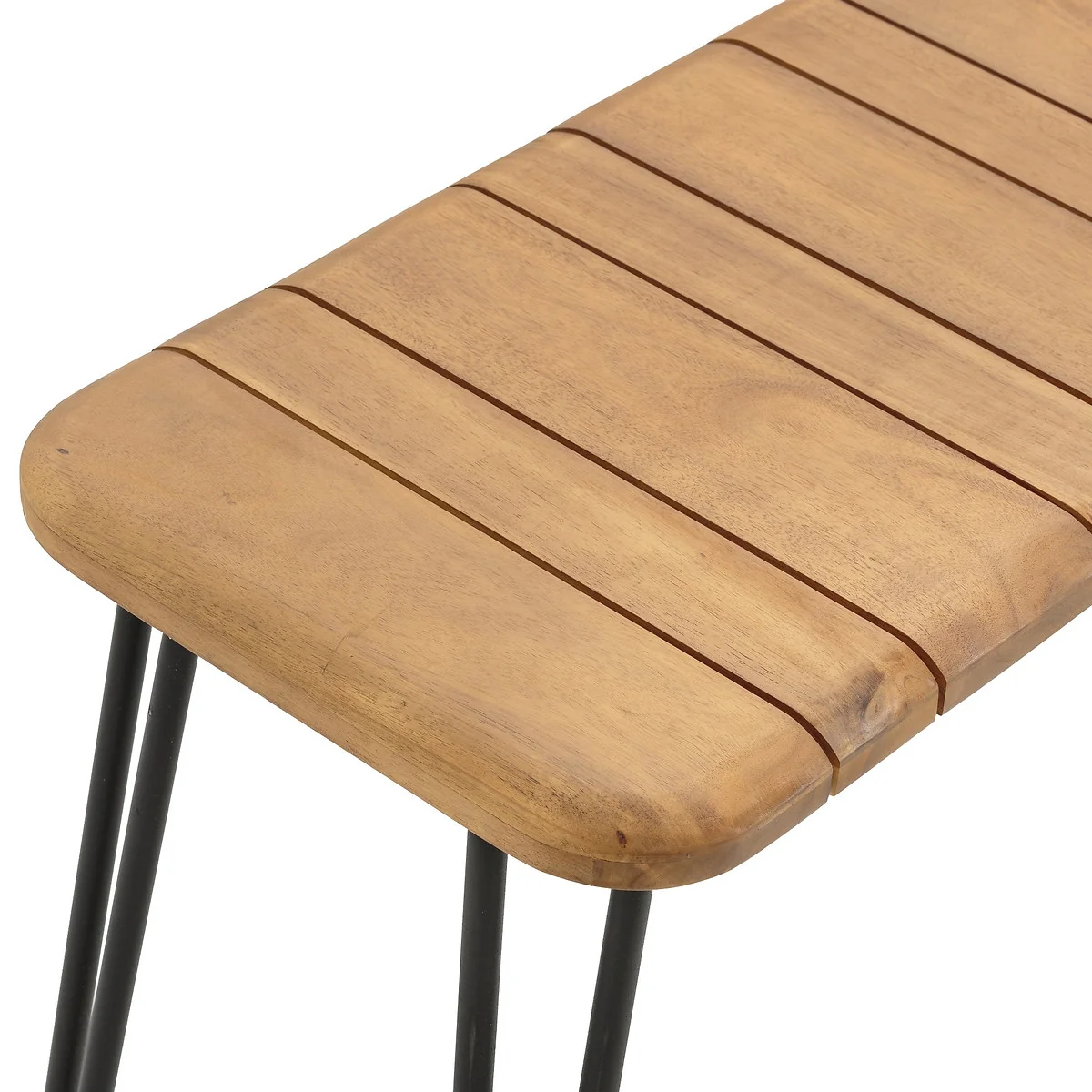 Spritz Acacia Folding Garden Bench – image 4