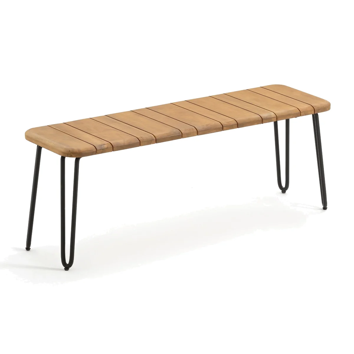 Spritz Acacia Folding Garden Bench – image 1