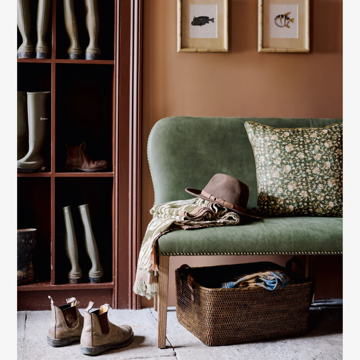 OKA, Stafford Bench - Green / Areca, Bench – image 1