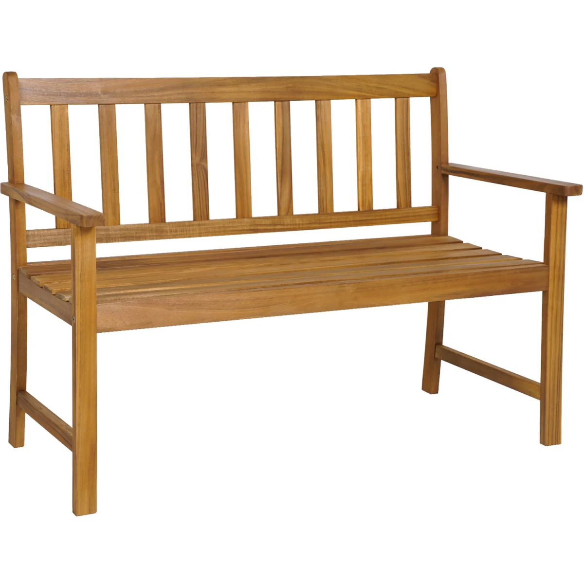 2-Person Garden Bench - Brown – image 2