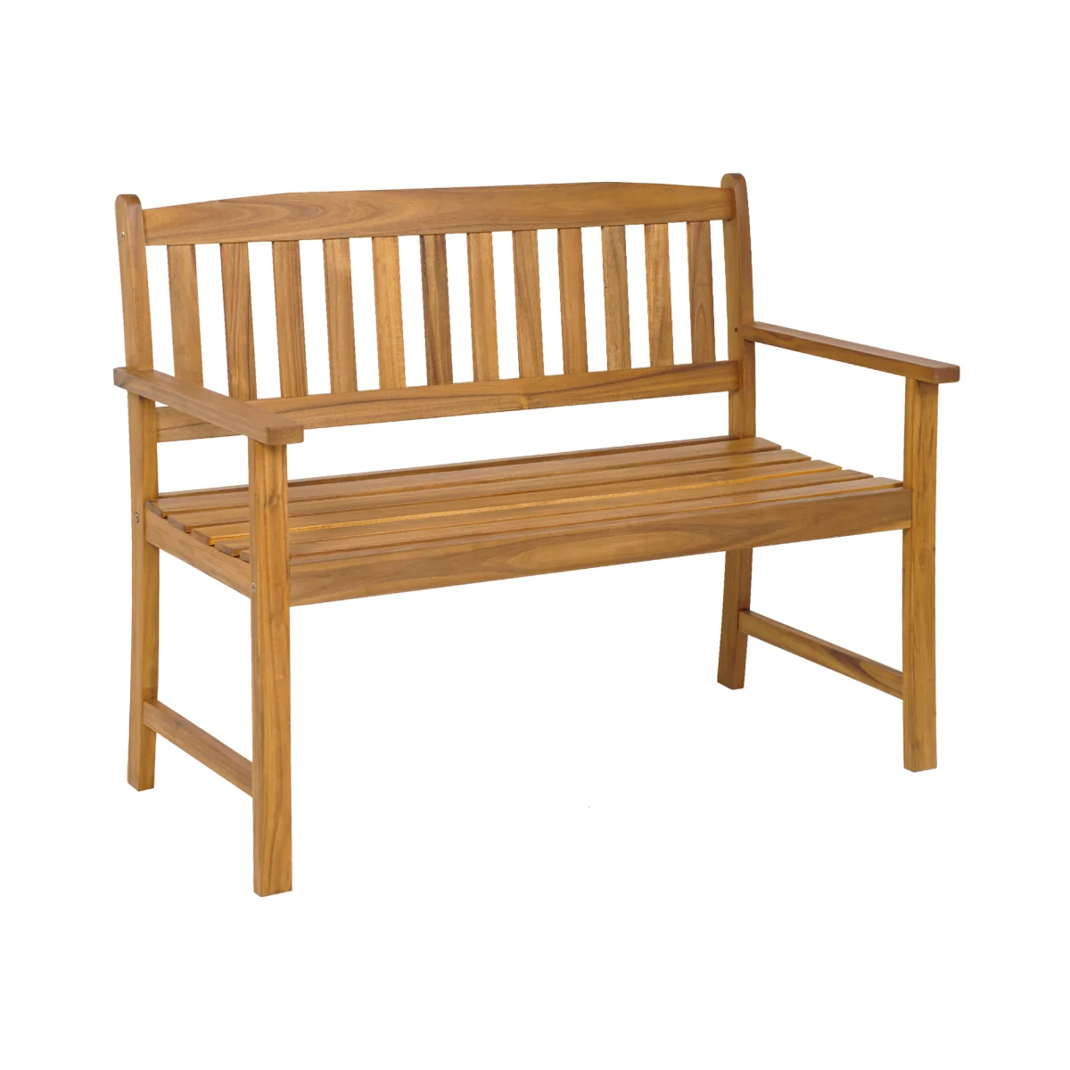 2-Person Garden Bench - Brown – image 1