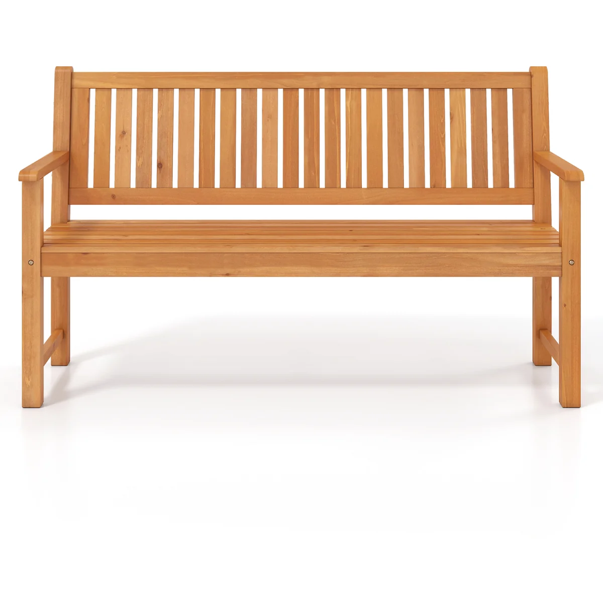 Large Garden Bench with Backrest – image 4