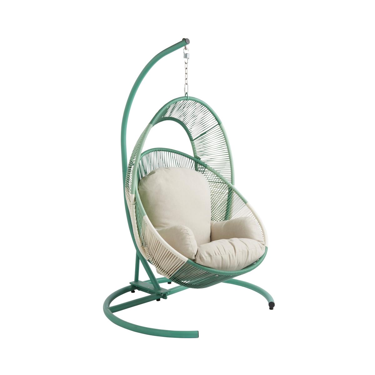 Straight Back Egg Chair Replacement Cushion – image 2
