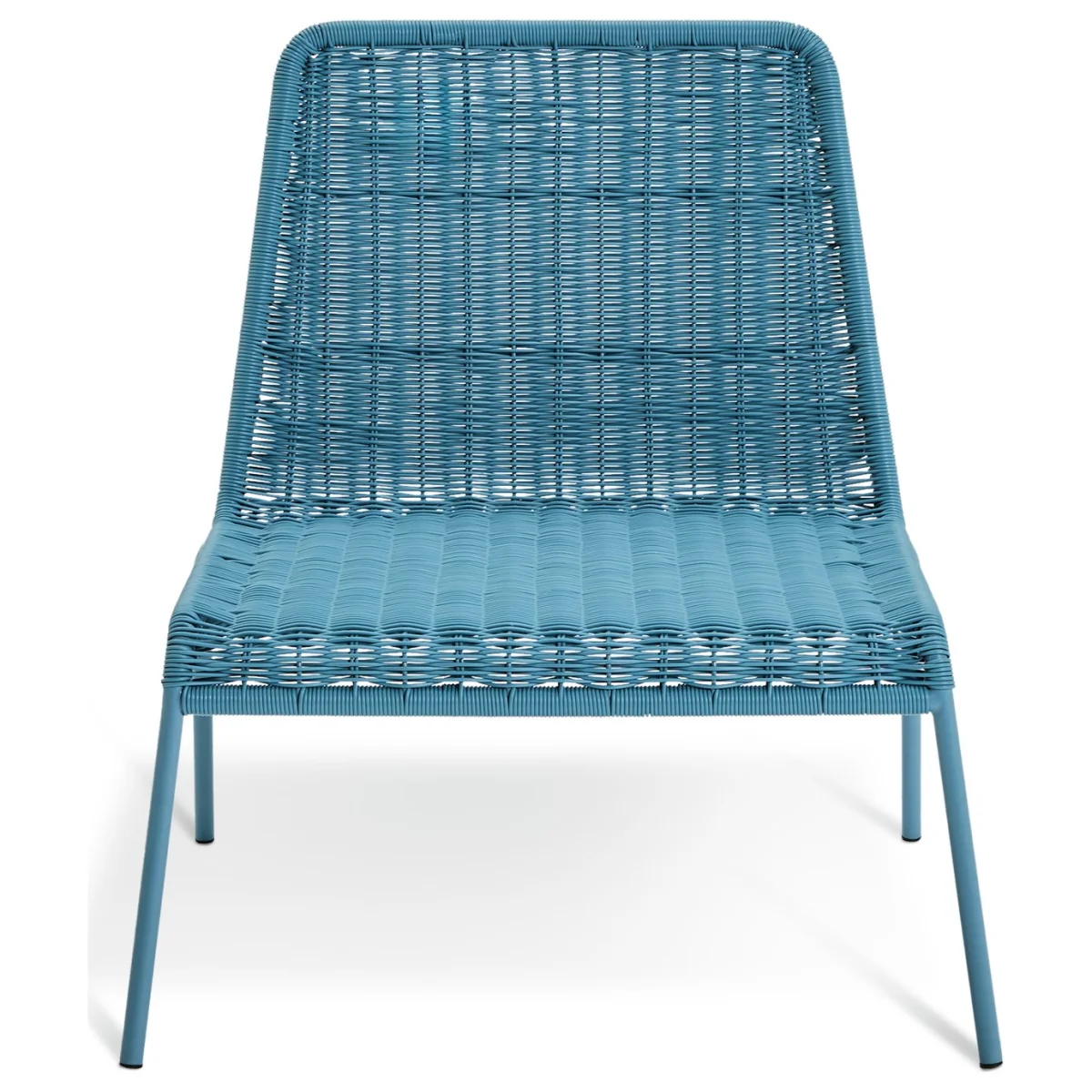 Habitat Sona Rattan Effect Garden Chair - Blue – image 4