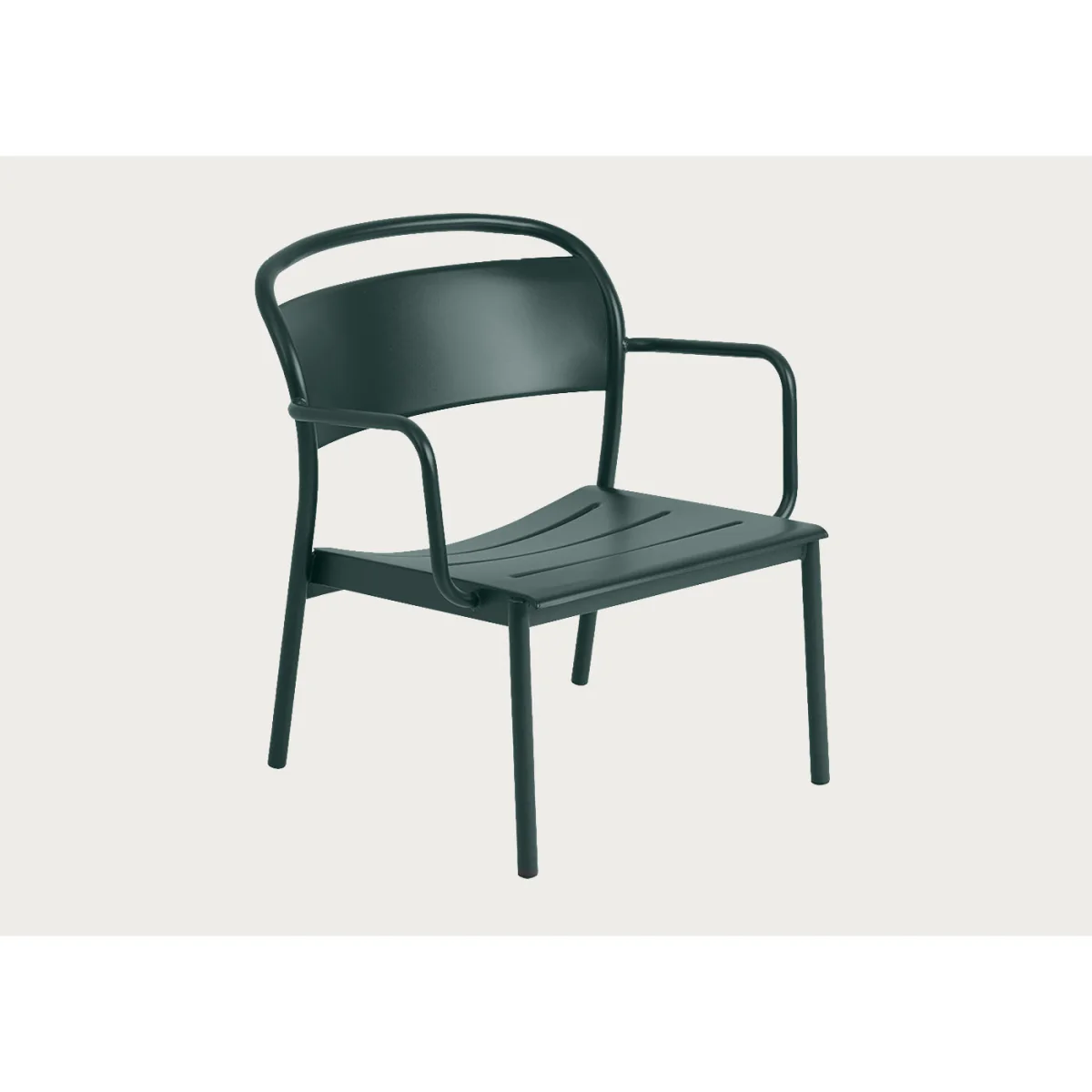 Muuto Linear Outdoor Steel Lounge Armchair Burnt Orange – image 8