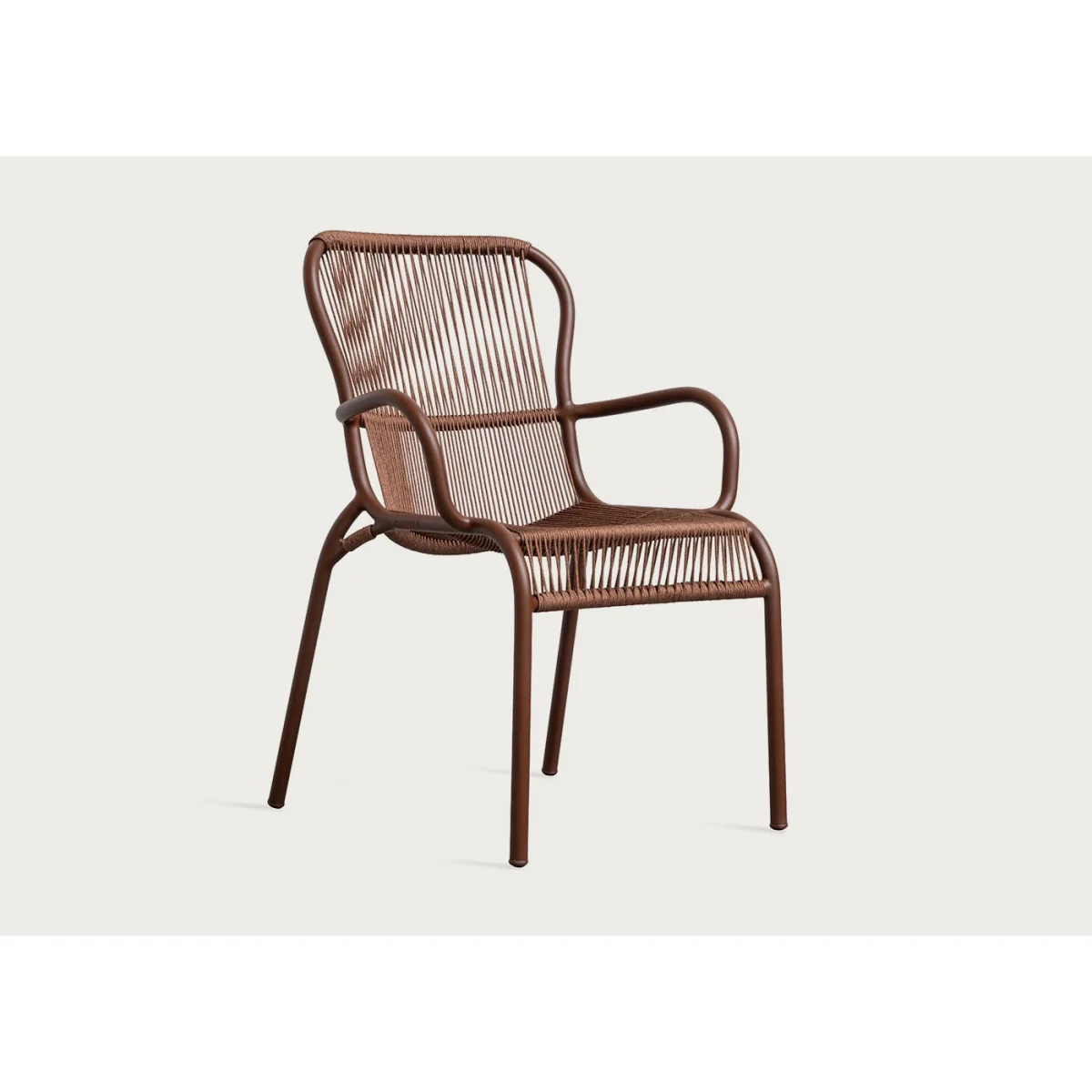 Vincent Sheppard Loop Outdoor Dining Chair Terracotta – image 3