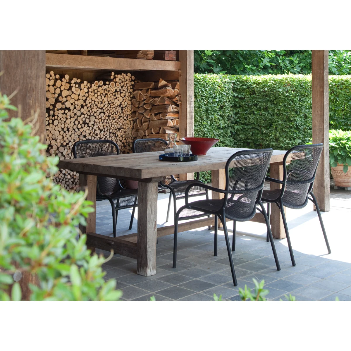 Vincent Sheppard Loop Outdoor Dining Chair Terracotta – image 6