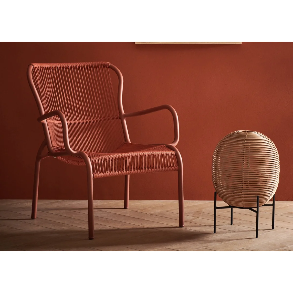 Vincent Sheppard Loop Outdoor Lounge Chair Terracotta – image 4