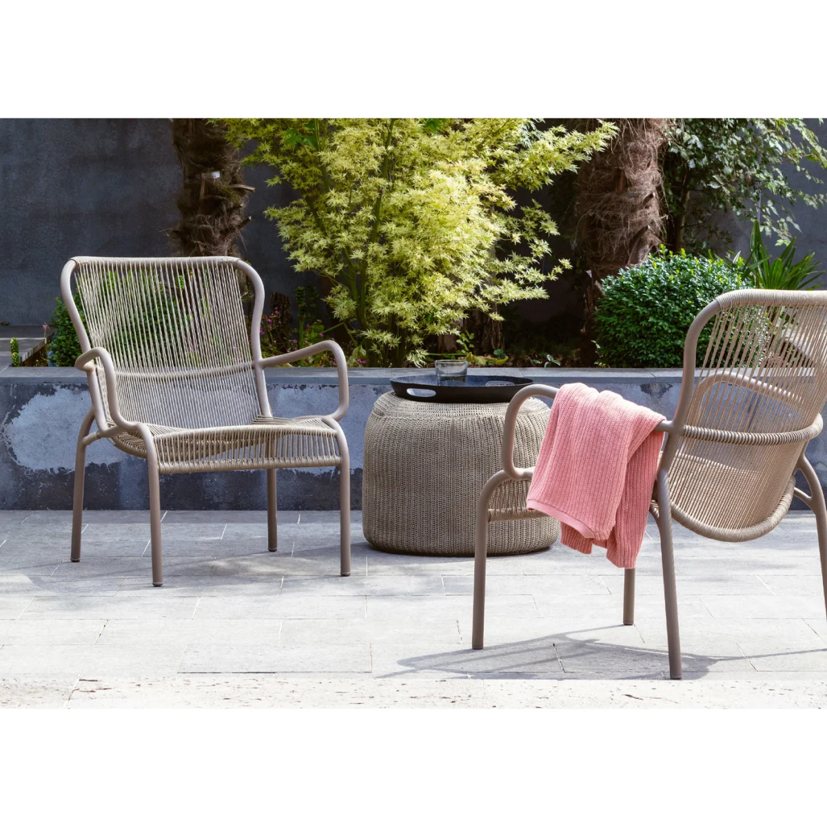 Vincent Sheppard Loop Outdoor Lounge Chair Terracotta – image 5