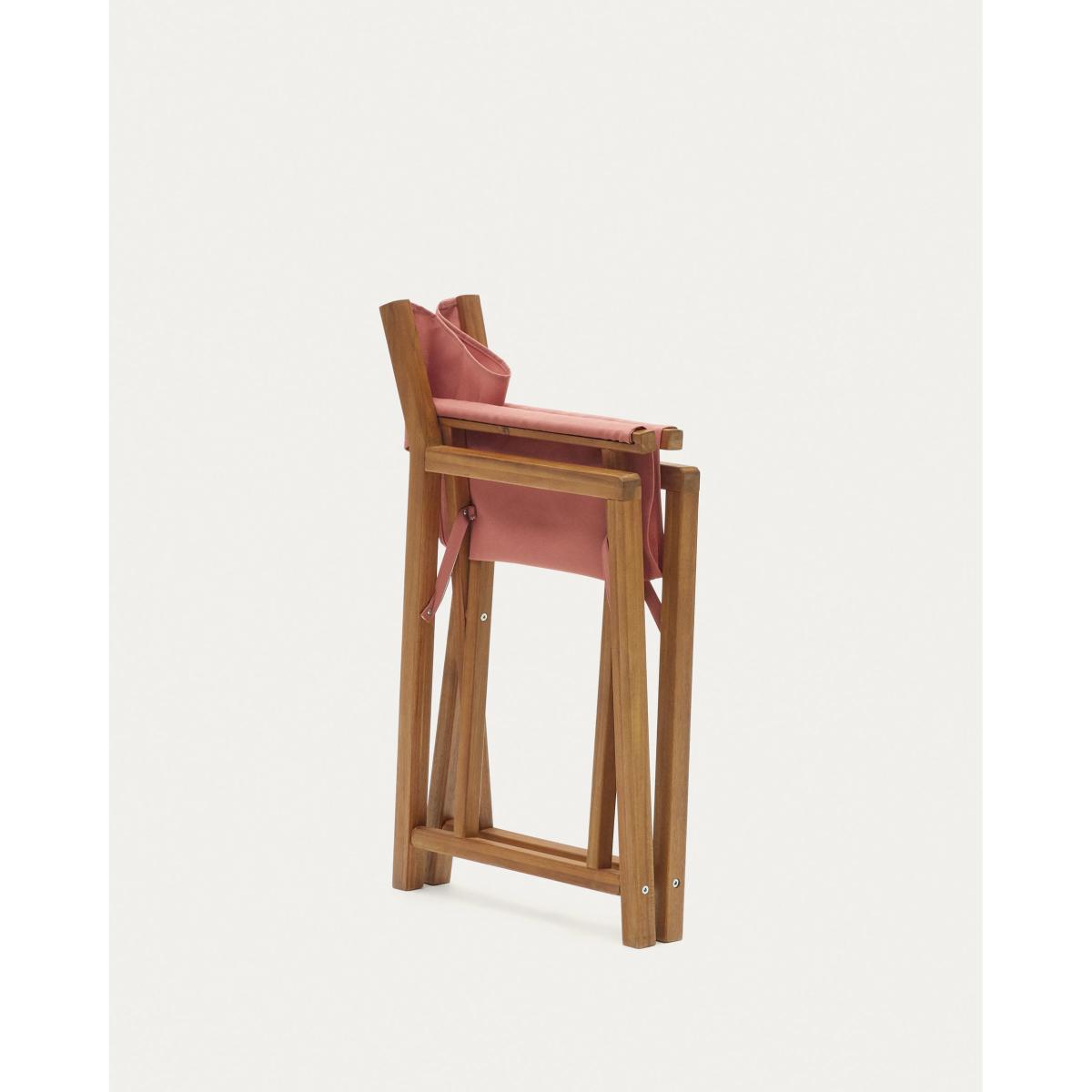 Thianna folding outdoor chair in terracotta with solid acacia wood FSC 100% – image 8