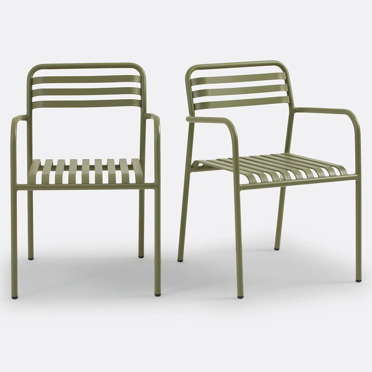 Set of 2 Manni Aluminium Garden Armchairs – image 2