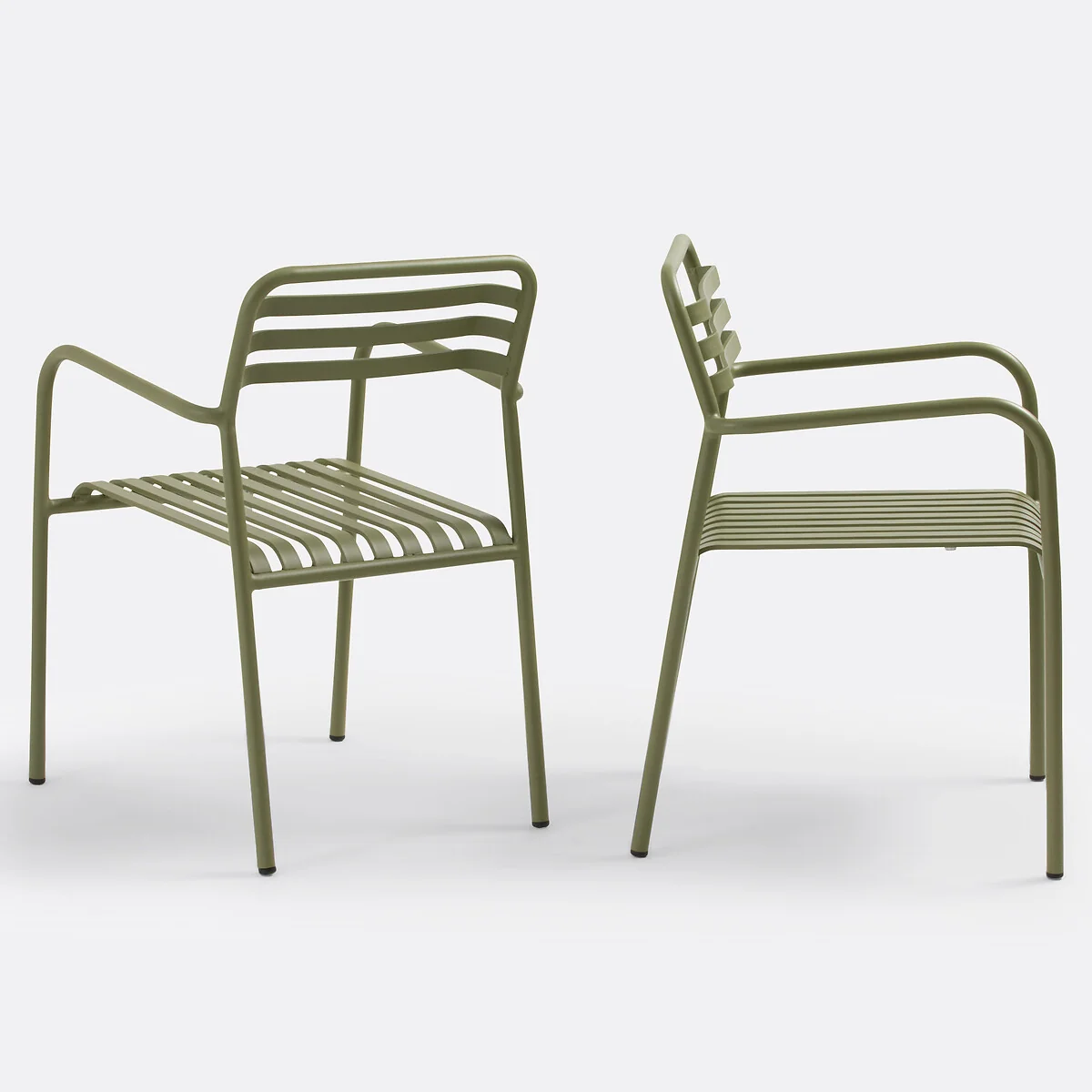 Set of 2 Manni Aluminium Garden Armchairs – image 4