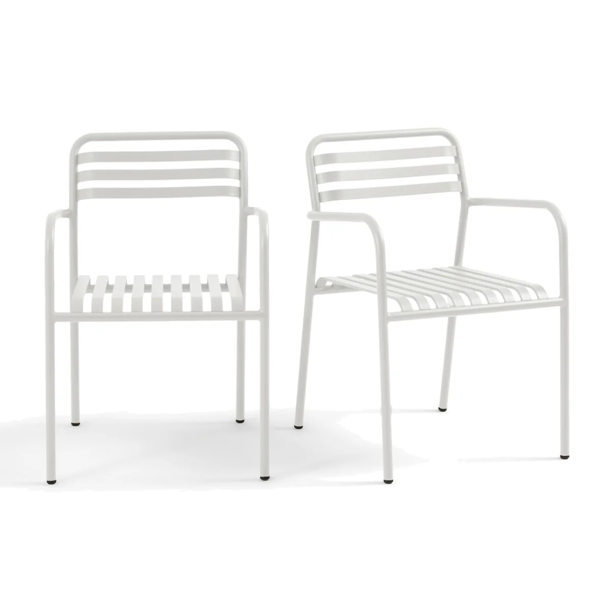 Set of 2 Manni Aluminium Garden Armchairs – image 1