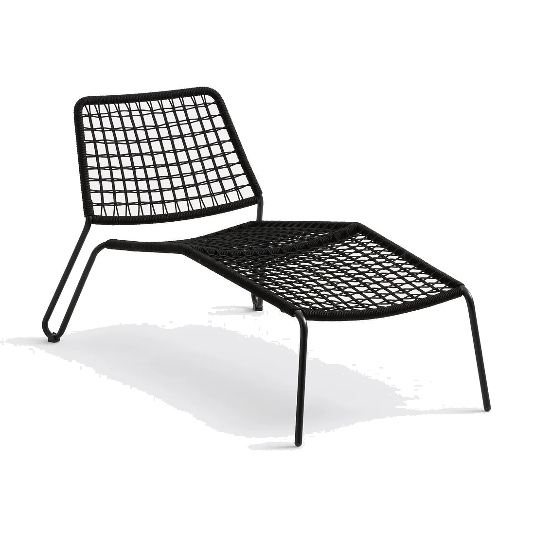 Masix Metal/Steel Lounge Chair with Braided Rope