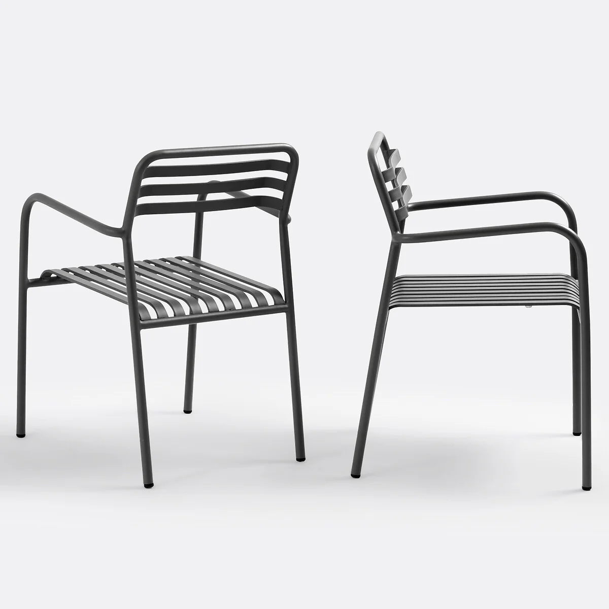 Set of 2 Manni Aluminium Garden Armchairs – image 3