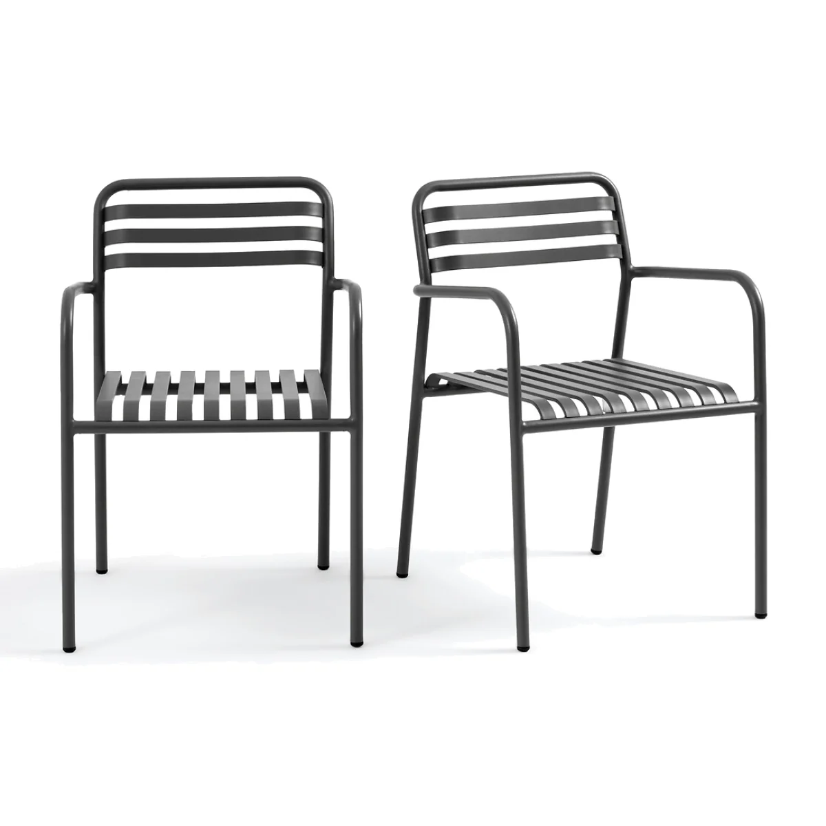 Set of 2 Manni Aluminium Garden Armchairs – image 1