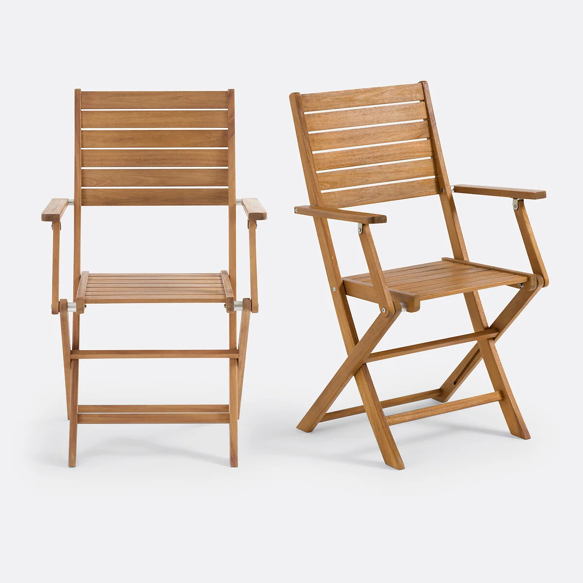Set of 2 Napli Acacia Garden Armchairs – image 2