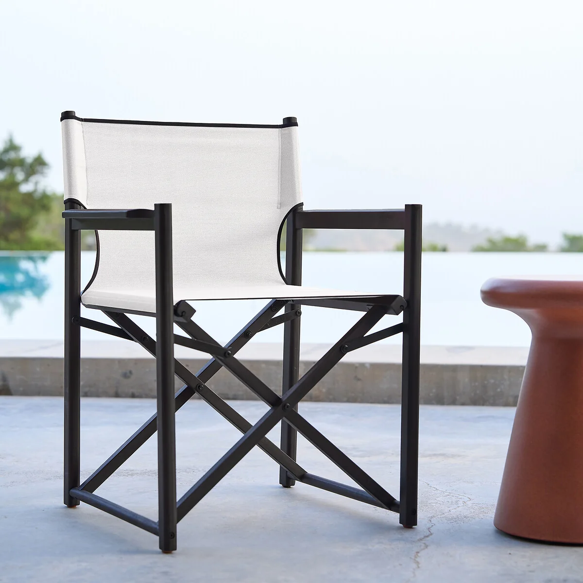 Scorsi Acacia Folding Garden Dining Chair – image 2