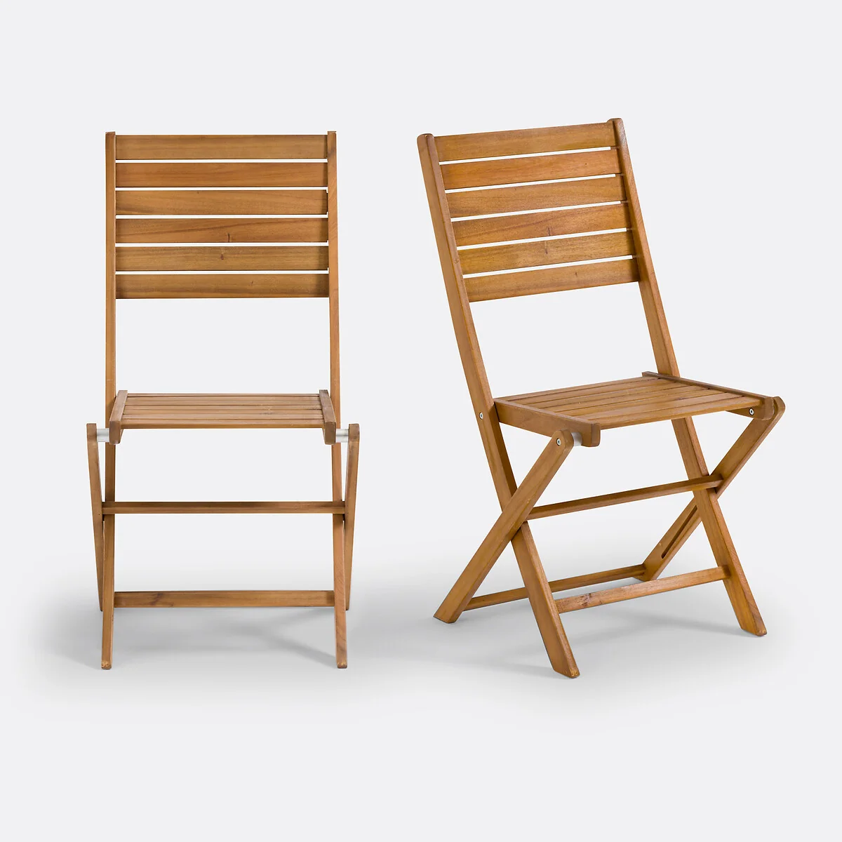 Set of 2 Napli Acacia Garden Chairs – image 2