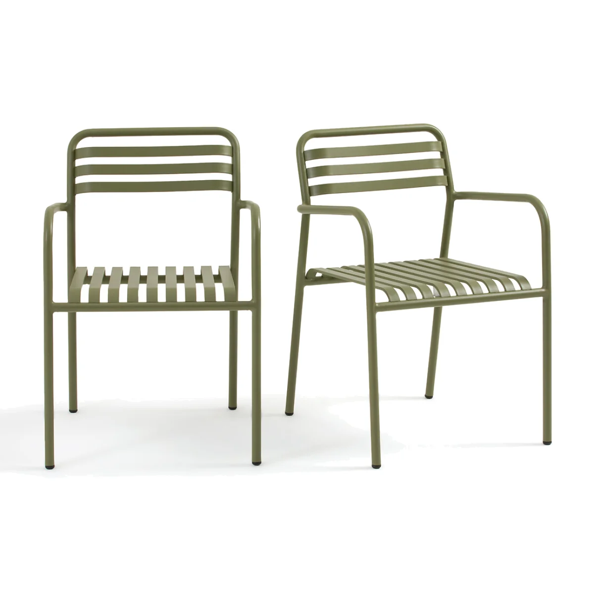 Set of 2 Manni Aluminium Garden Armchairs – image 1