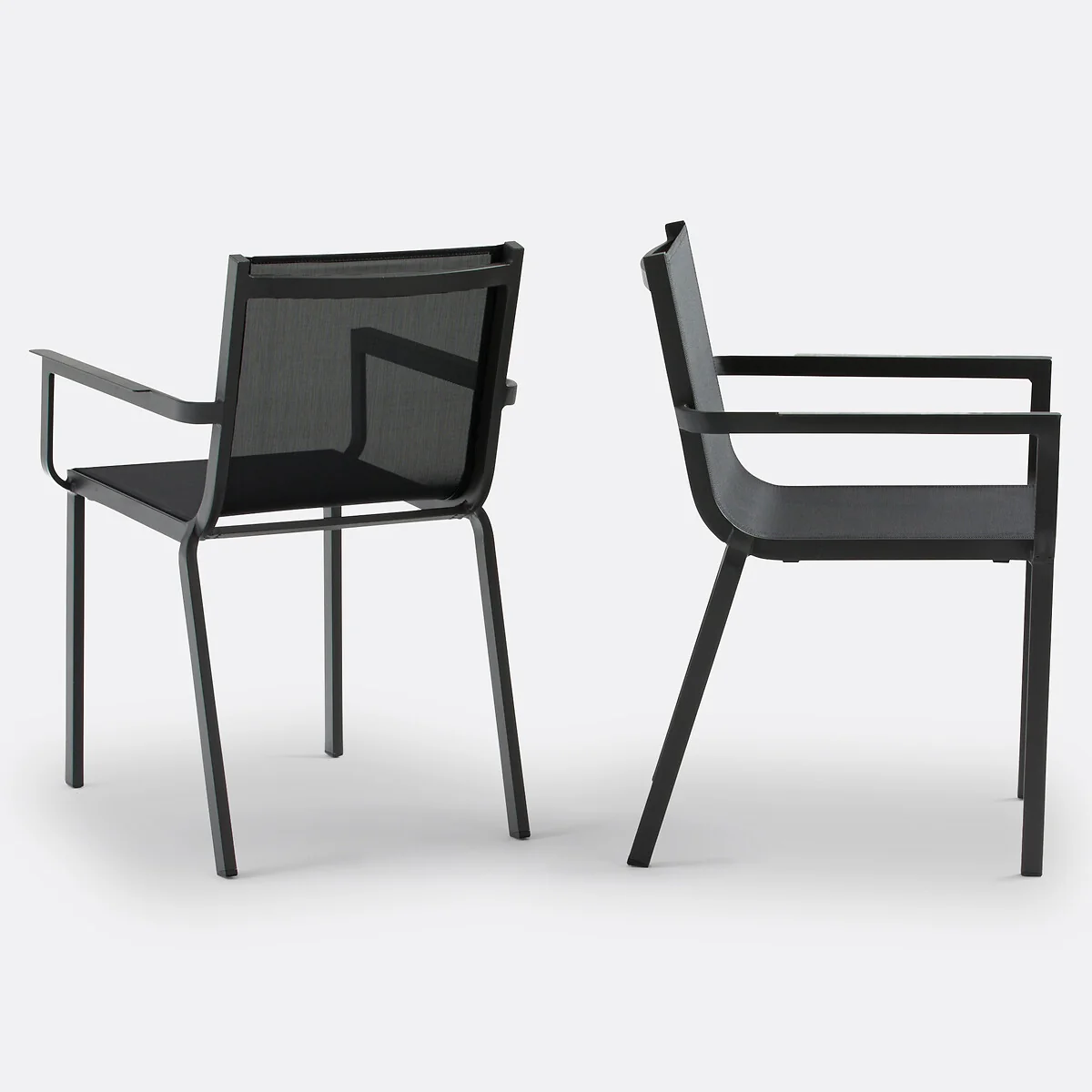 Set of 2 Zory Aluminium Garden Armchairs – image 3