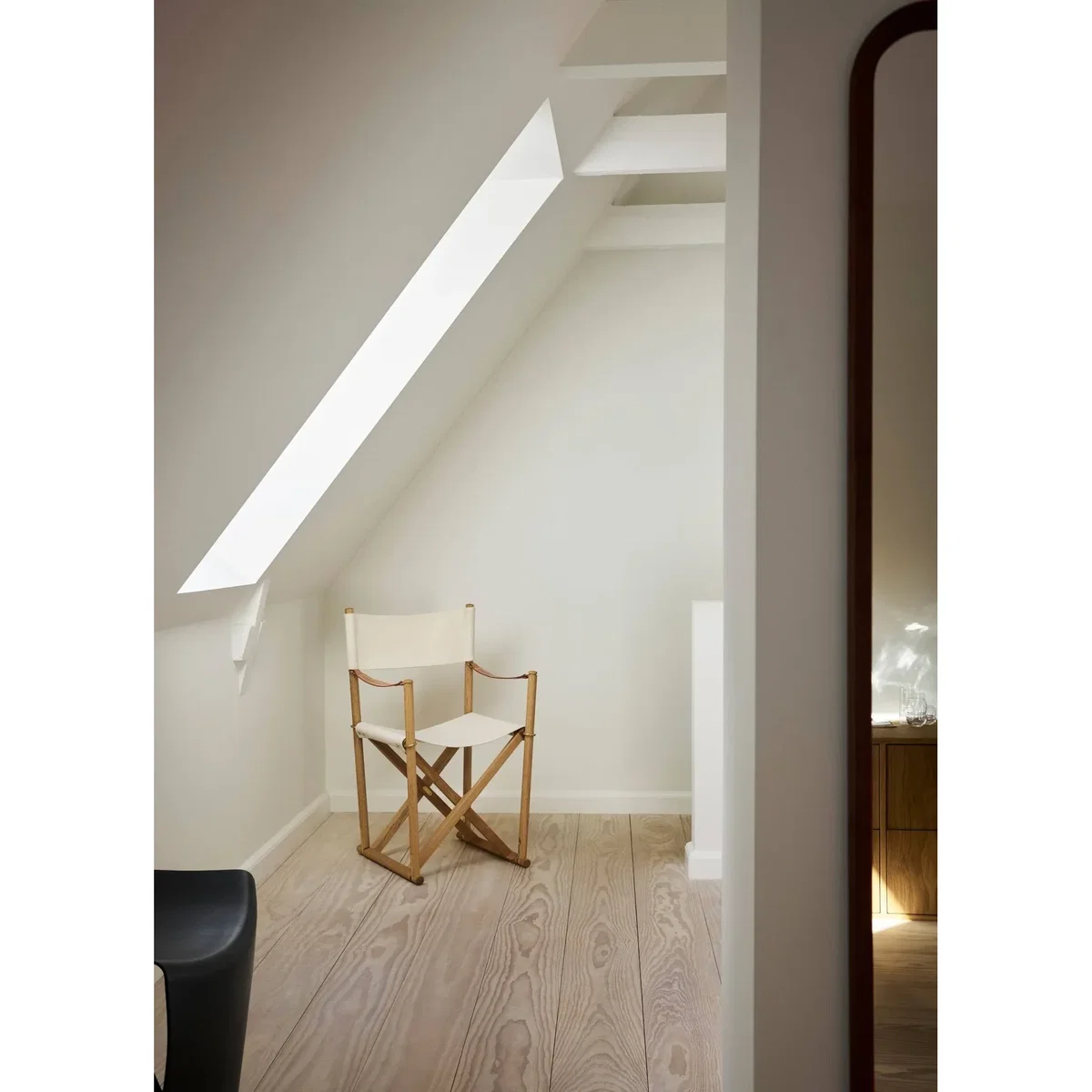 Fredericia Furniture MK16 Folding Chair chair Off white-oiled oak – image 7