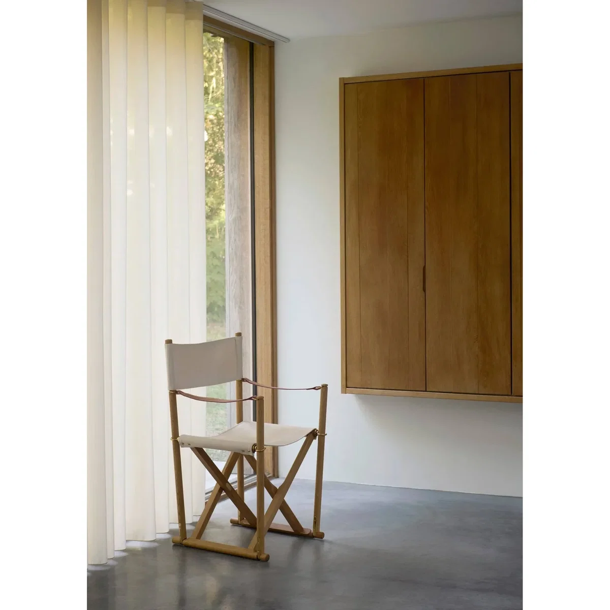 Fredericia Furniture MK16 Folding Chair chair Off white-oiled oak – image 10