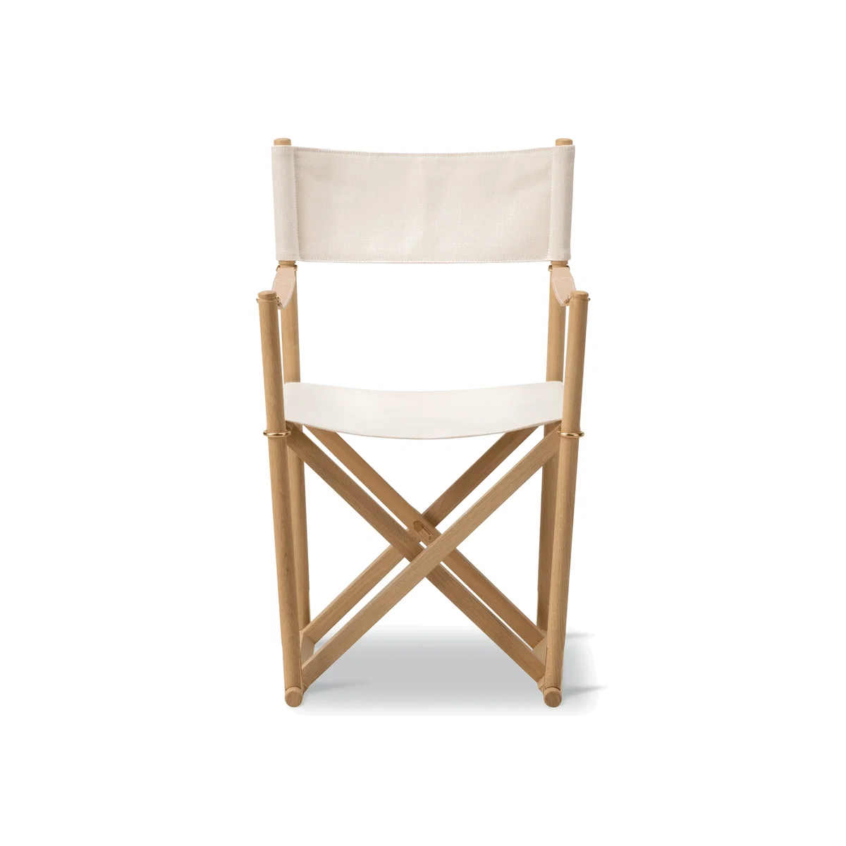 Fredericia Furniture MK16 Folding Chair chair Off white-lightly oiled oak – image 1