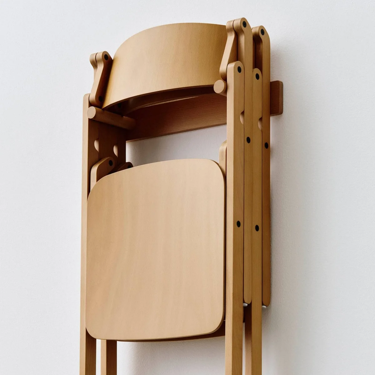 HAY Backflip Chair wall mount for chair Golden lacquered beech – image 2