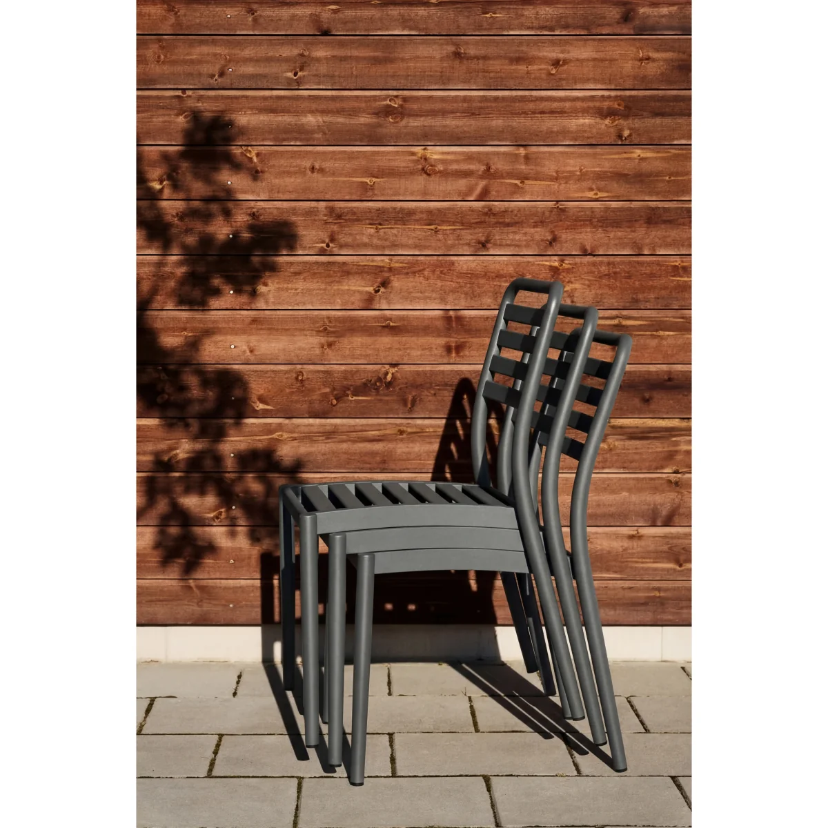 1898 Messina chair Anthracite 4-pack – image 2