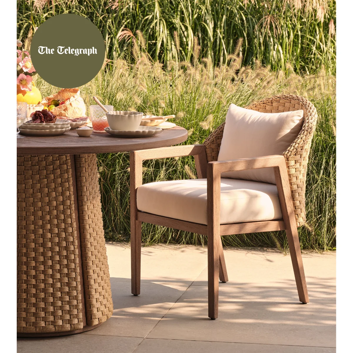 OKA, Albert Garden Dining Chair - Smoke, Dining Chairs, Wood – image 69