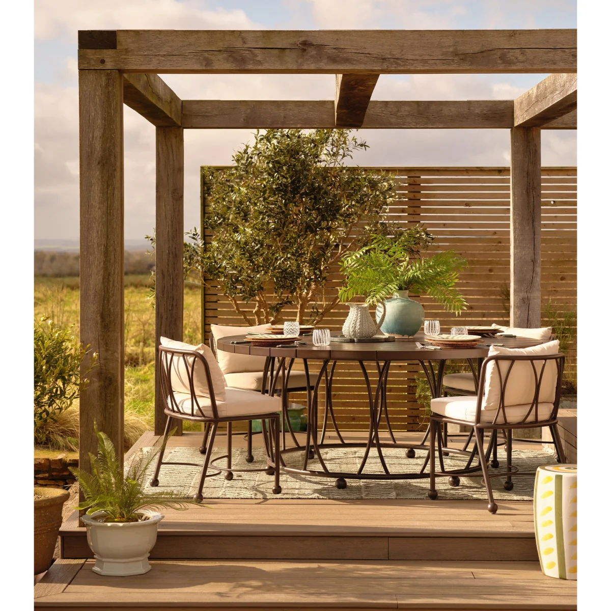 OKA, Albert Garden Dining Chair - Smoke, Dining Chairs, Wood – image 79