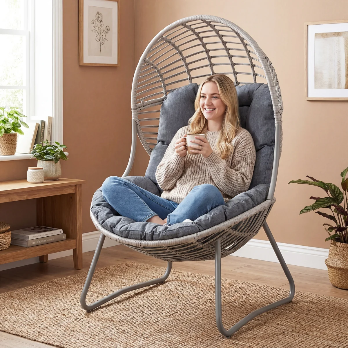 Outdoor Oversized Egg Chair – image 5
