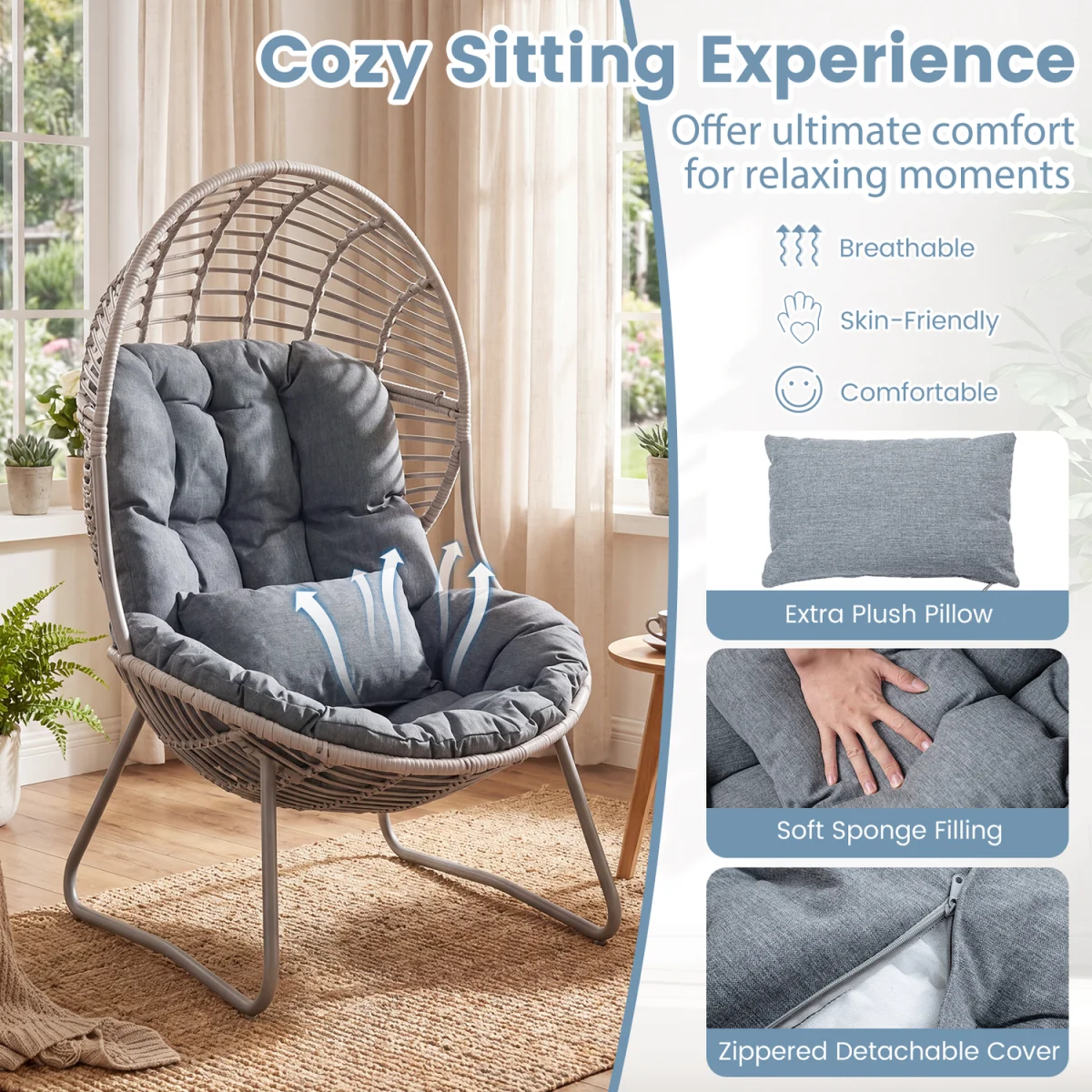 Outdoor Oversized Egg Chair – image 7