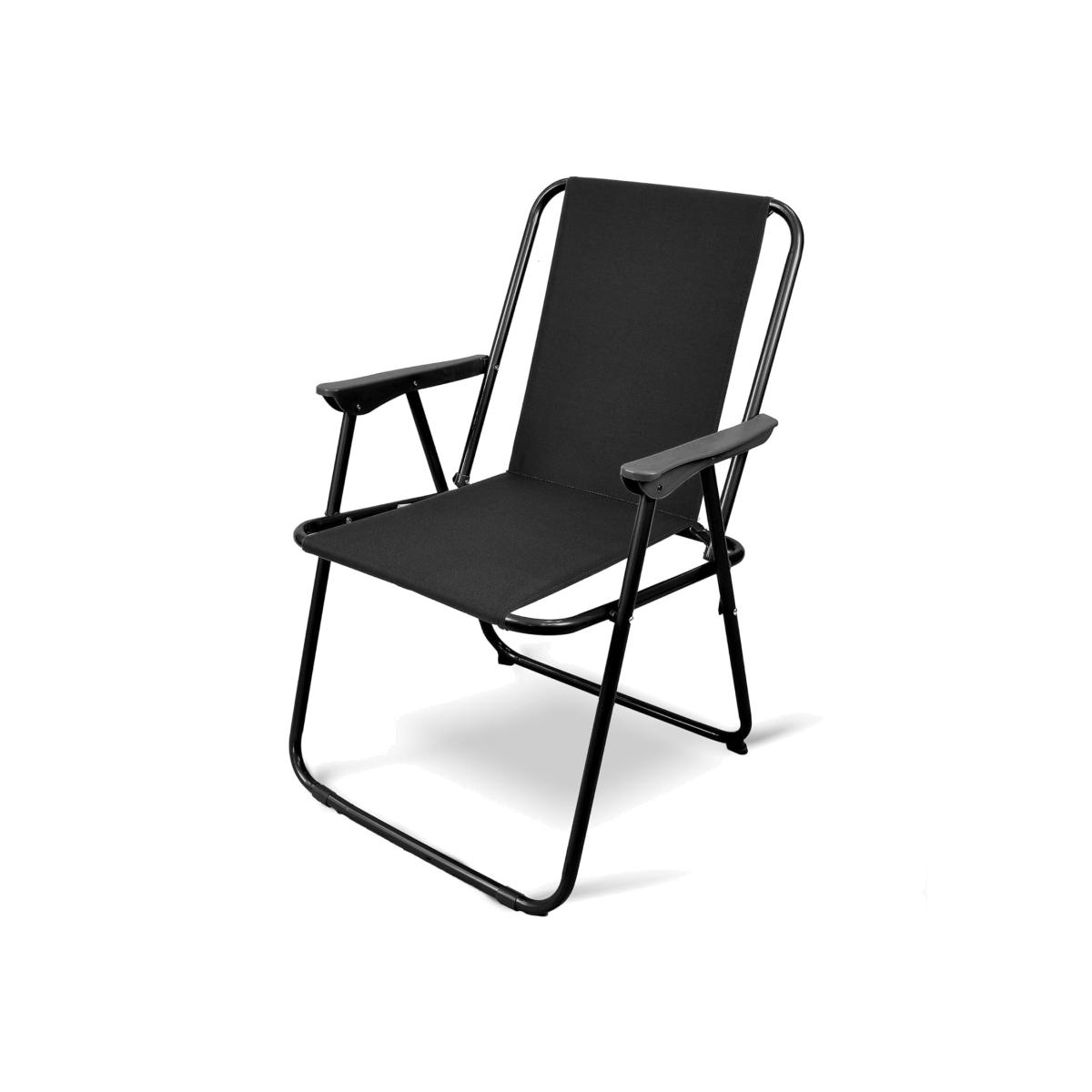 Camping Foldable Outdoor Chair - Black