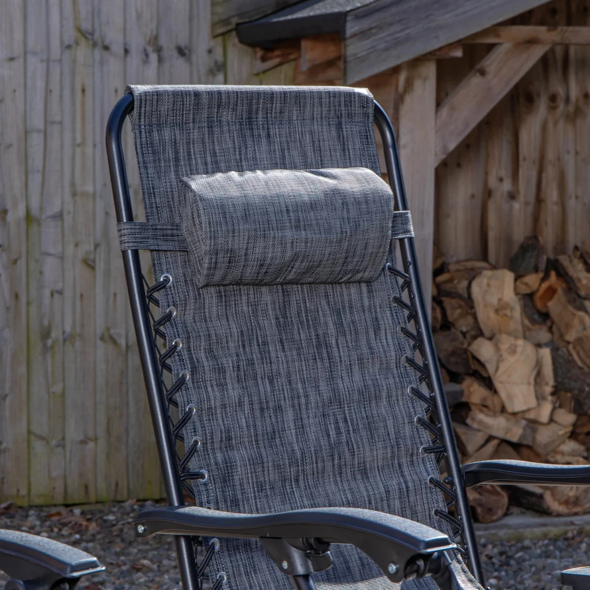 Zero Gravity Garden Relaxer Chair  Grey - Grey – image 5
