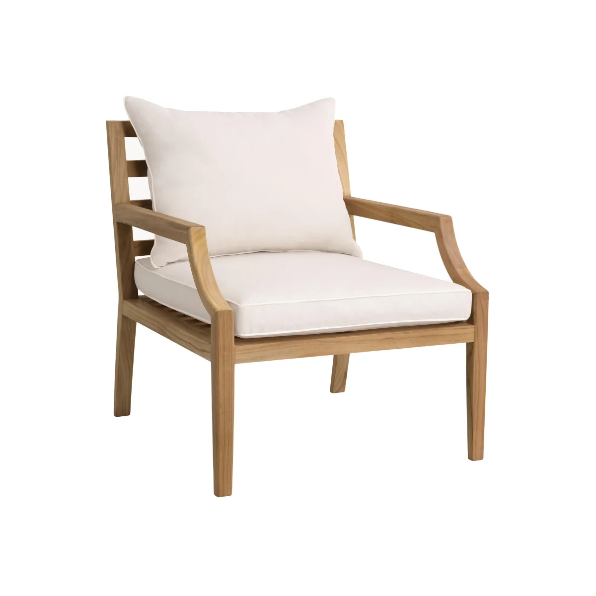 Teak Wood Garden Armchair Hera – image 1