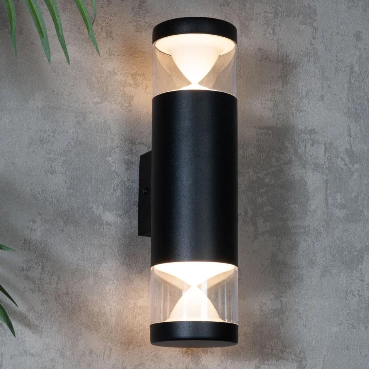 Forbes Up & Down Outdoor Wall Light, Black – image 2