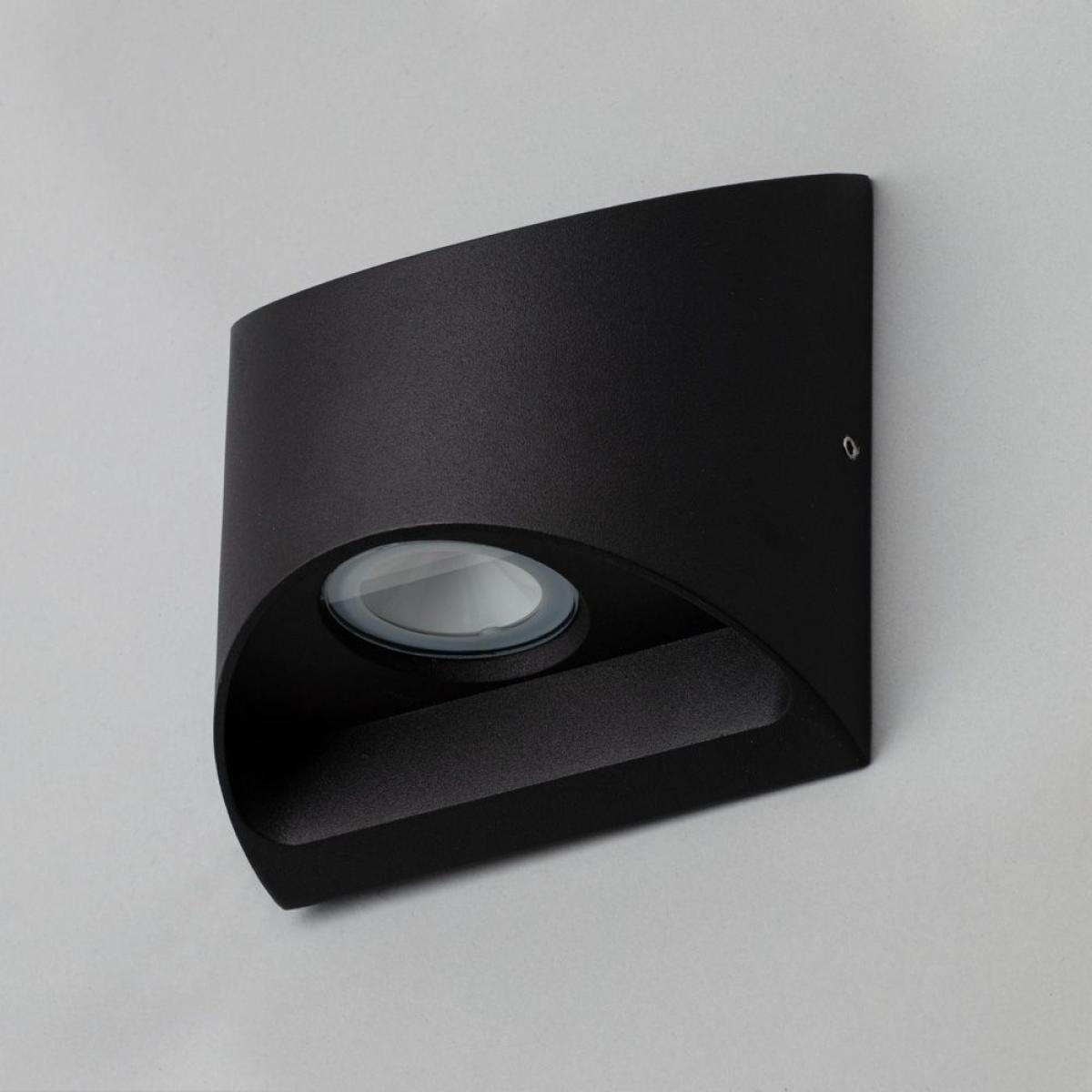 Oscar Outdoor LED Up and Down Wall Light, Black – image 4