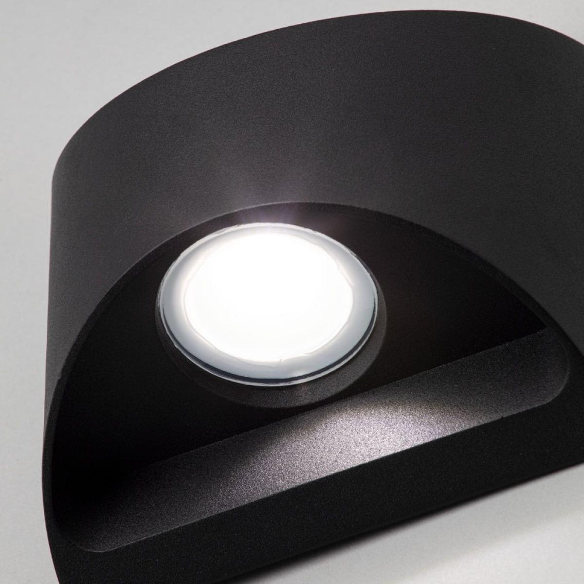 Oscar Outdoor LED Up and Down Wall Light, Black – image 5