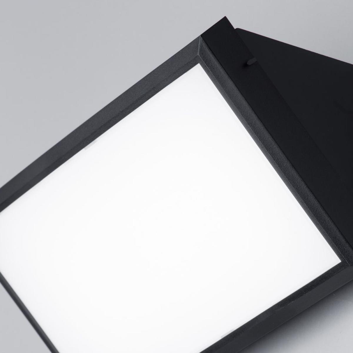 Linga Outdoor LED Wedge Wall Light with Hi-Lo Switch, Black – image 5