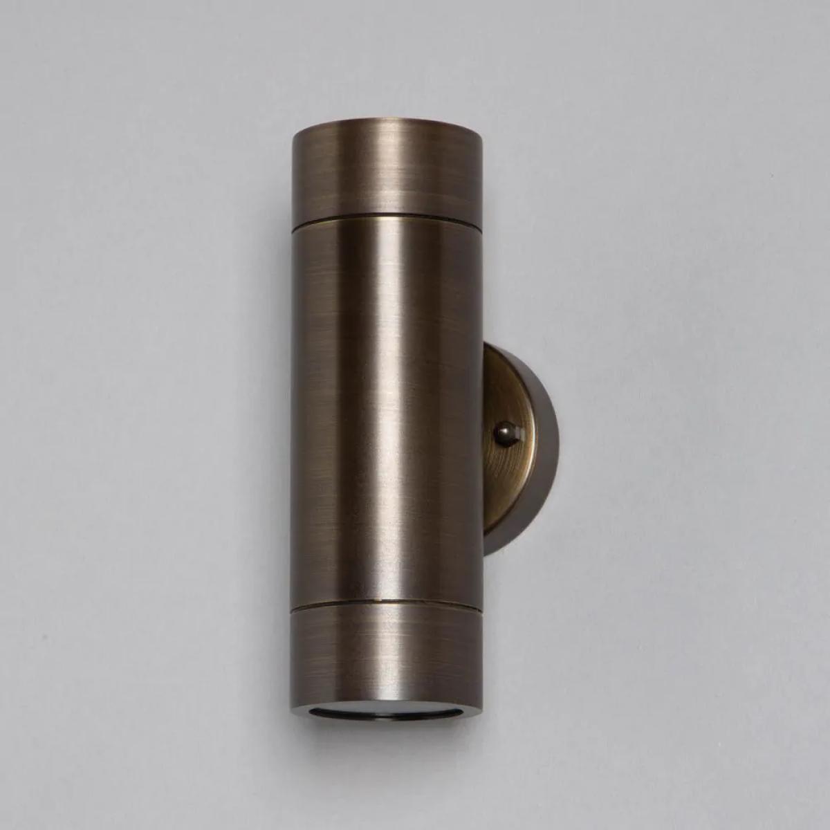 Bruce Solid Brass Outdoor Up & Down Wall Light, Antique Bronze – image 4