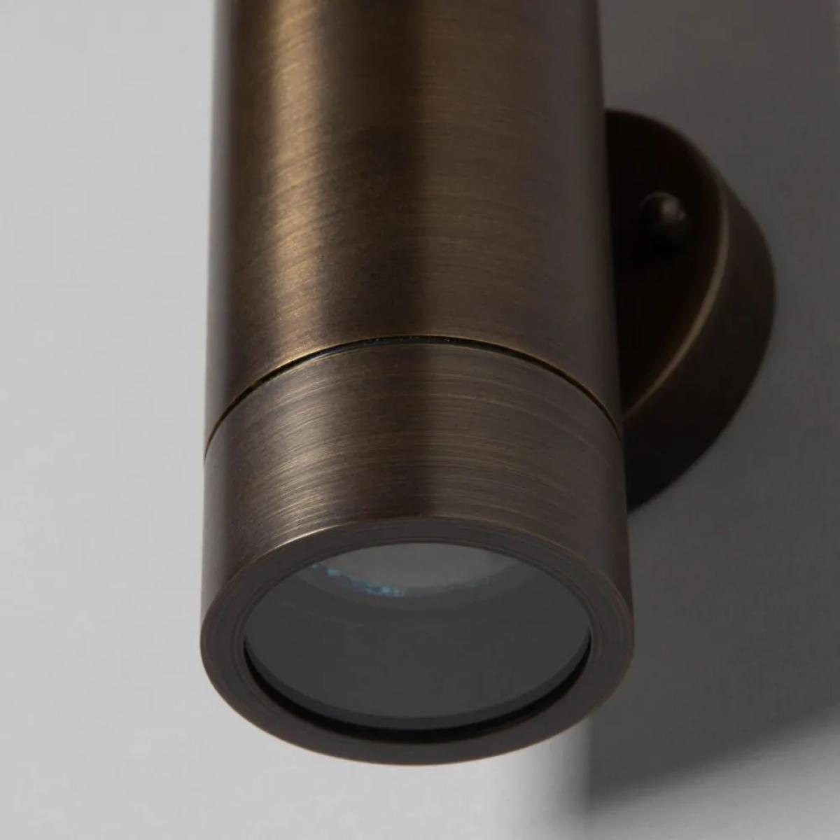 Bruce Solid Brass Outdoor Up & Down Wall Light, Antique Bronze – image 5