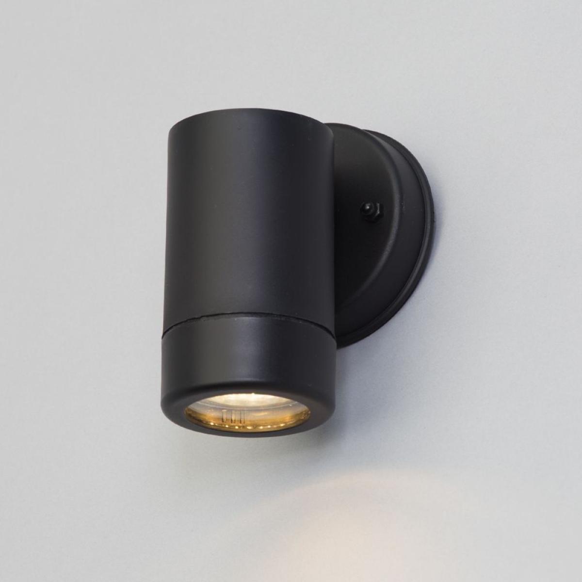Burwick Outdoor Single Up Or Down Wall Light, Black – image 3